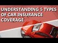 Understanding 5 Types of Car Insurance Coverage