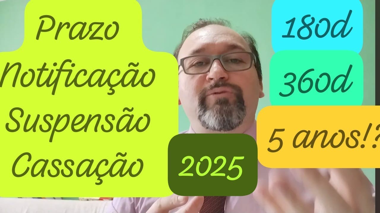Notificação Qual o Prazo para Suspensão CNH e Cassação CNH MULTAS 2019-2025 Como fazer Defesa ?
