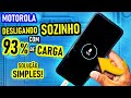 Motorola DESLIGANDO SOZINHO mesmo estando com 90 70 50 30 de CARGA? RESOLVIDO! Solução Simples.