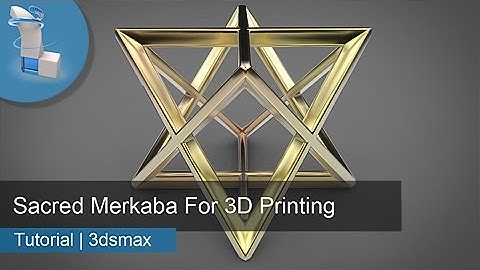3d Tutorial | Sacred Merkaba Revisited | 3dsmax