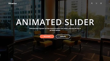 How To Make Image slider With Animation Using HTML And CSS | Web Design With Animation