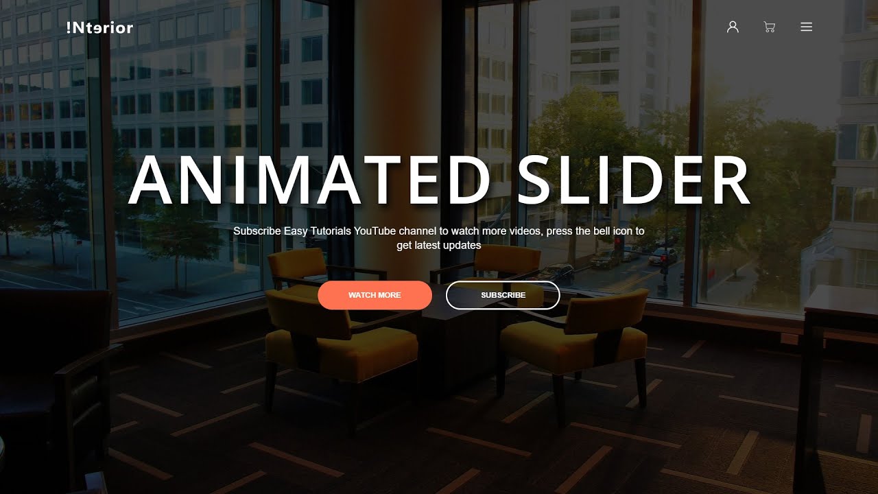 slide animation html