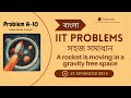 IIT Problems Advanced 2014: (বাংলা) A rocket is moving in a gravity free space