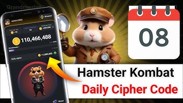 🔥Today’s (8 August 2024) Hamster Kombat Daily Cipher Morse code.
