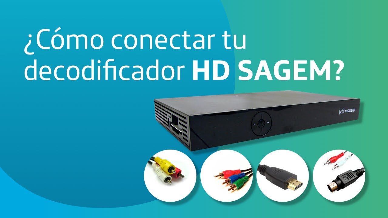 Cómo conectar tu decodificador HD SAGEM 