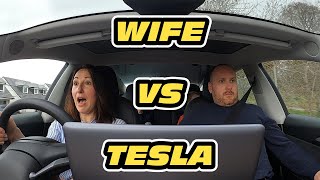 My wife’s first impressions of my 2021 Tesla Model 3 Dual Motor and I even let her drive it!