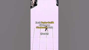 Each TS album as a Starbucks drink 🤍 #taylorswift #starbucks #musician #erastour #taylorsversion