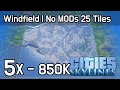 Cities Skylines - Windfield | No MODs 25Tiles (850K)