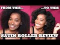 Satin Roller Review | First Impression | 4C Natural Hair