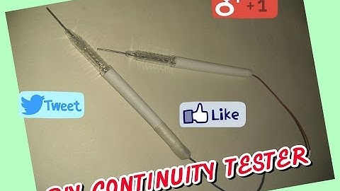 Simple & easy DIY Continuity Tester using LED Tutorial