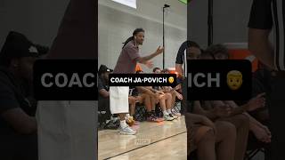 Ja Morant coaching his AAU team at EYBL Las Vegas 🏀