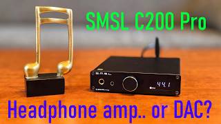 I'm not sure if that's a DAC.... SMSL C200 Pro DAC/headphone amplifier combo review!