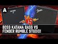 New boss katana bass amp vs fender rumble studio