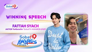 [WINNING SPEECH] Fattah Syach pemenang AKTOR Terfavorite \