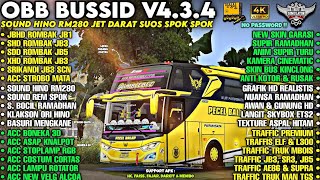 OBB BUSSID V4.3.4 SOUND HINO RM280 JET DARAT SUOS SPOK | GRAFIK HD NUANSA RAMADHAN | Bussid v4.3.4