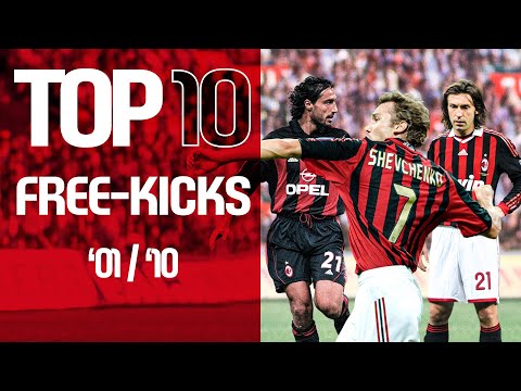 Top 10 Collections | Free-kicks | 2001-2010