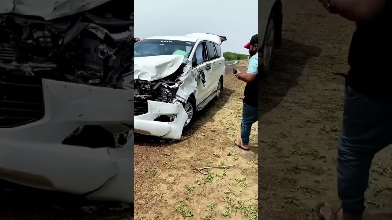 Toyota Innova Live accident | build quality of innova 