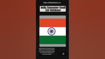 India Consumer Email List Database || Consumer Email List Database
