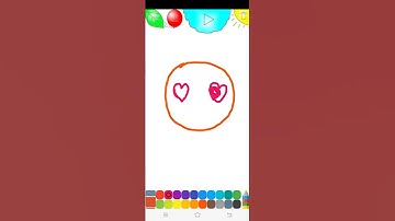 How to draw Heart emoji step by step ?
