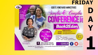 GVM Singles Couples Conference 2021 Day 1 Friday Evening