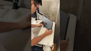 Cứ mở ra hứng bụi thế này không ổn