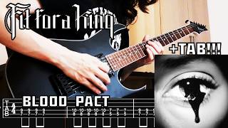 FIT FOR A KING - Blood Pact (Guitar Cover + TAB) NEW SONG 2026!!