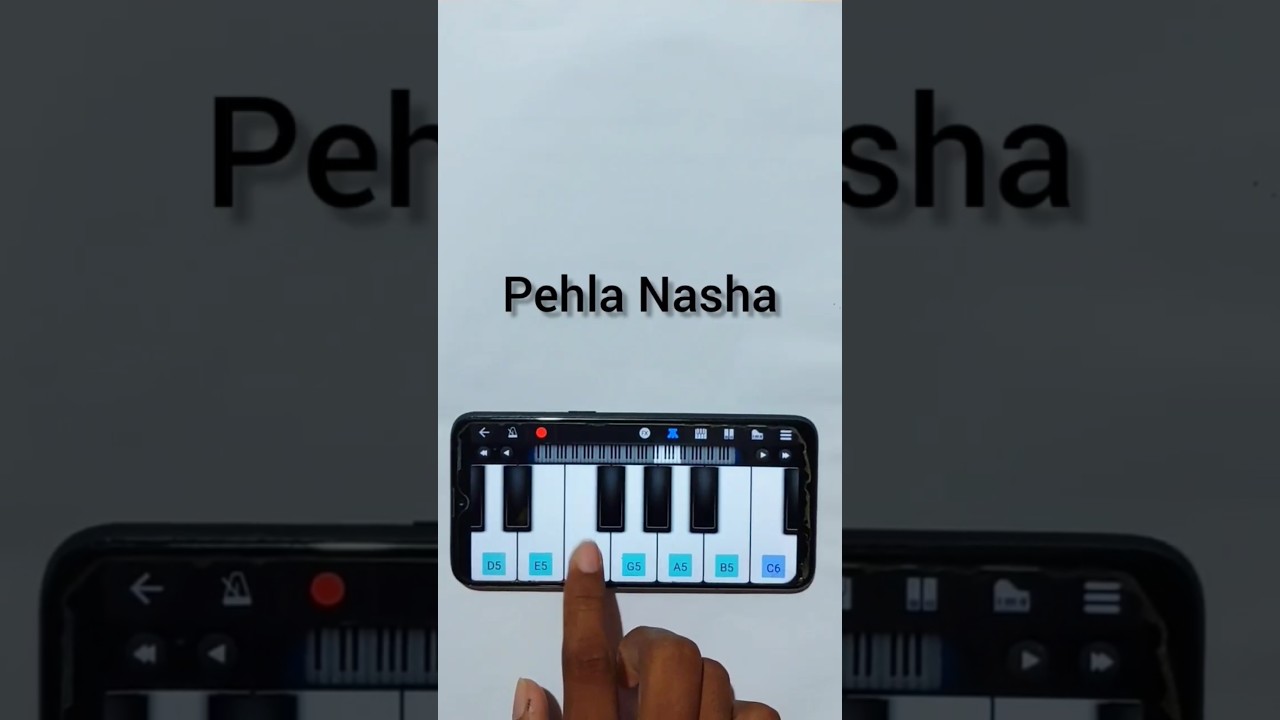 Pehla Nasha Piano | Easy Mobile Piano Tutorial 