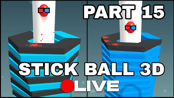 Stack Ball 3D Live High Score Challenge - Android Gameplay 15 #stackball #stackbounce #live #shorts