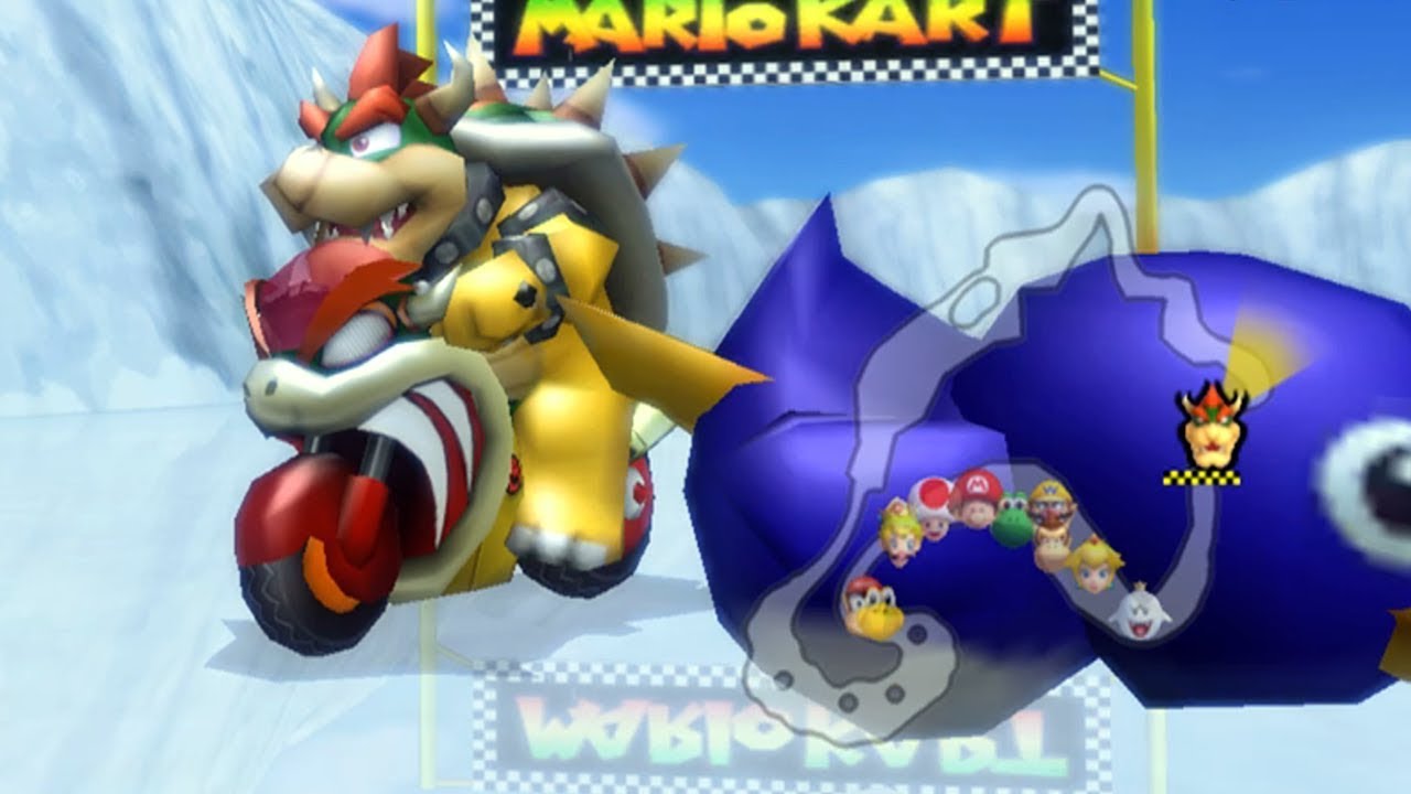 Mario Kart Wii - Banana Cup 100cc (Bowser Gameplay)
