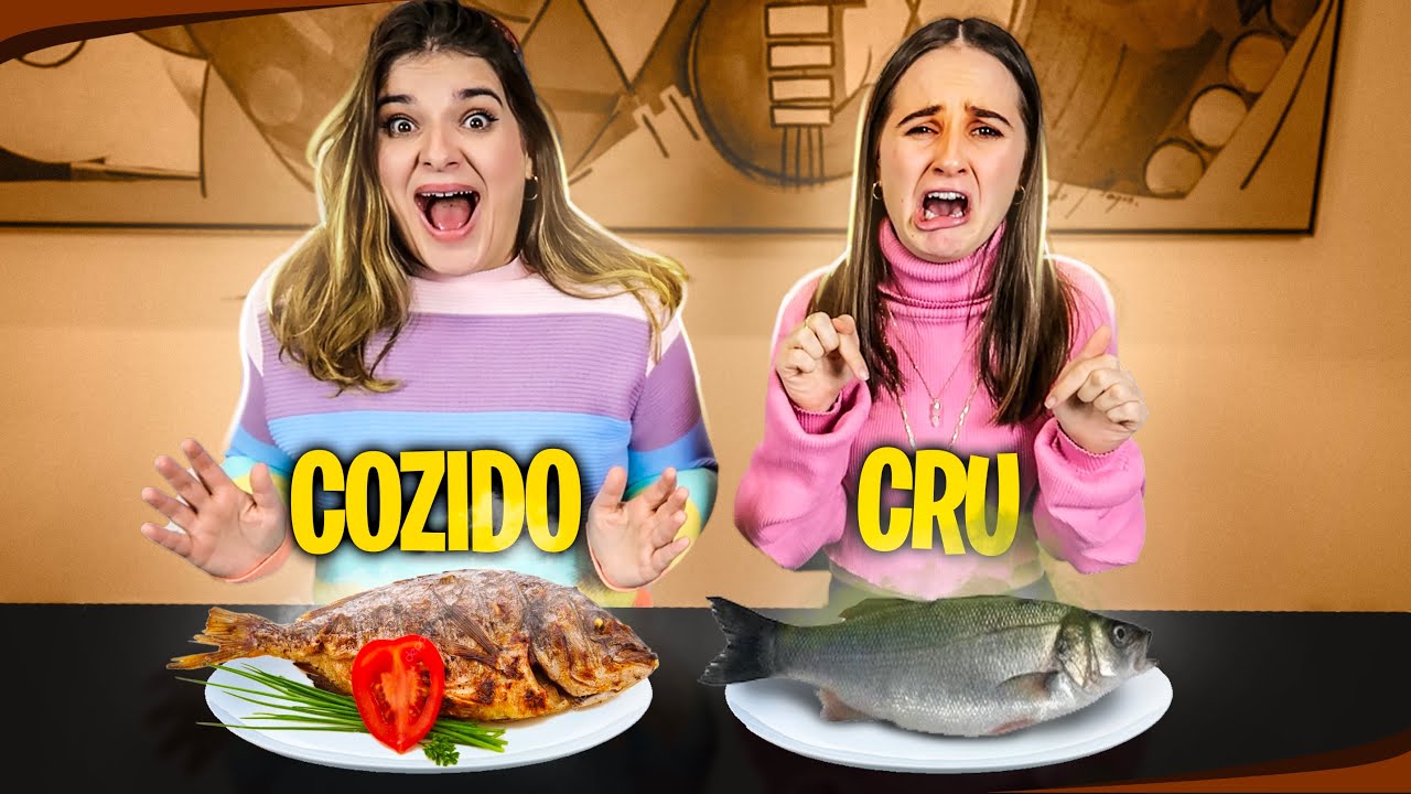 DESAFIO CRU OU COZIDO!