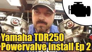 TDR250 YPVS Power-valve install Ep.2 #1147