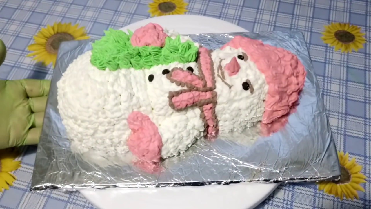 Торт Снеговик.