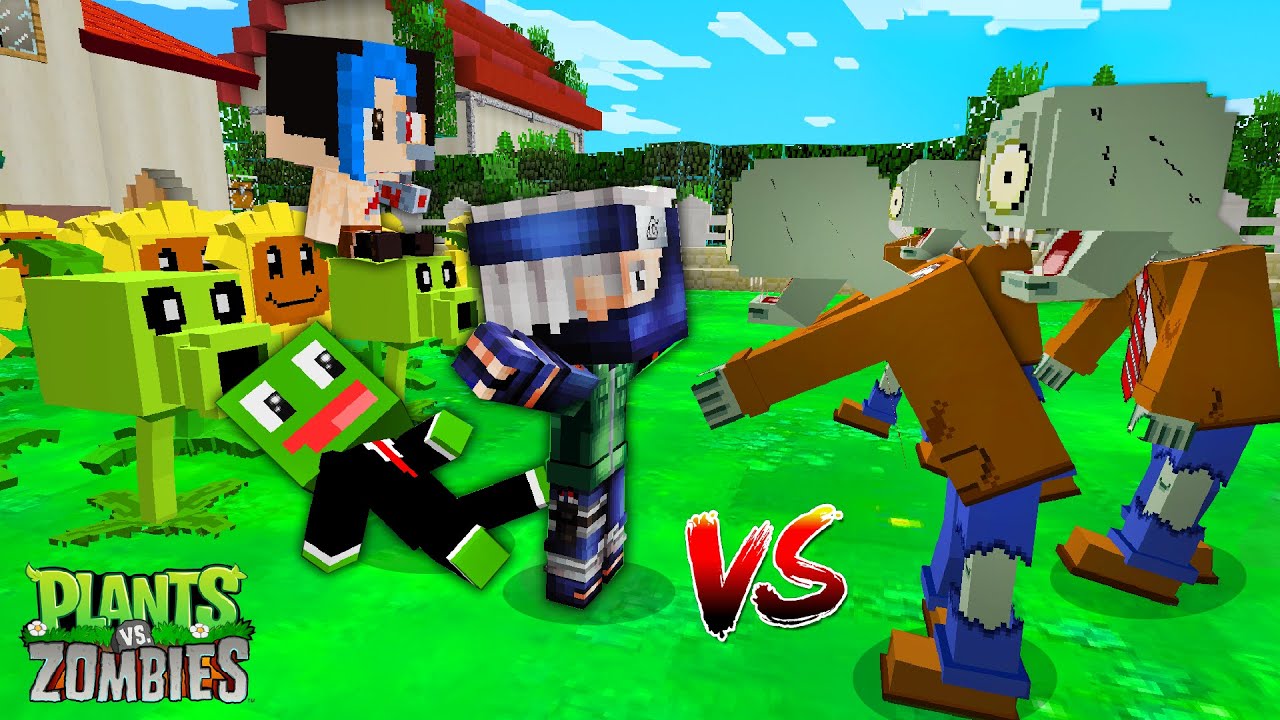 ماين كرافت : النبات ضد الزومبي 🌻vs🧟