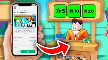 How To Play Pls Donate In Roblox Mobile - Full Guide