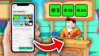 how to play please donate on roblox on ipad｜TikTok Search