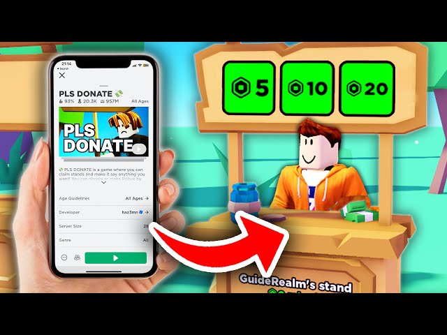 How To Play Pls Donate In Roblox