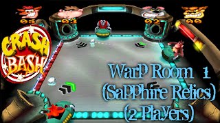 psx Longplay Crash Bash 2 Players  Warp Room 1 sapphire Relics