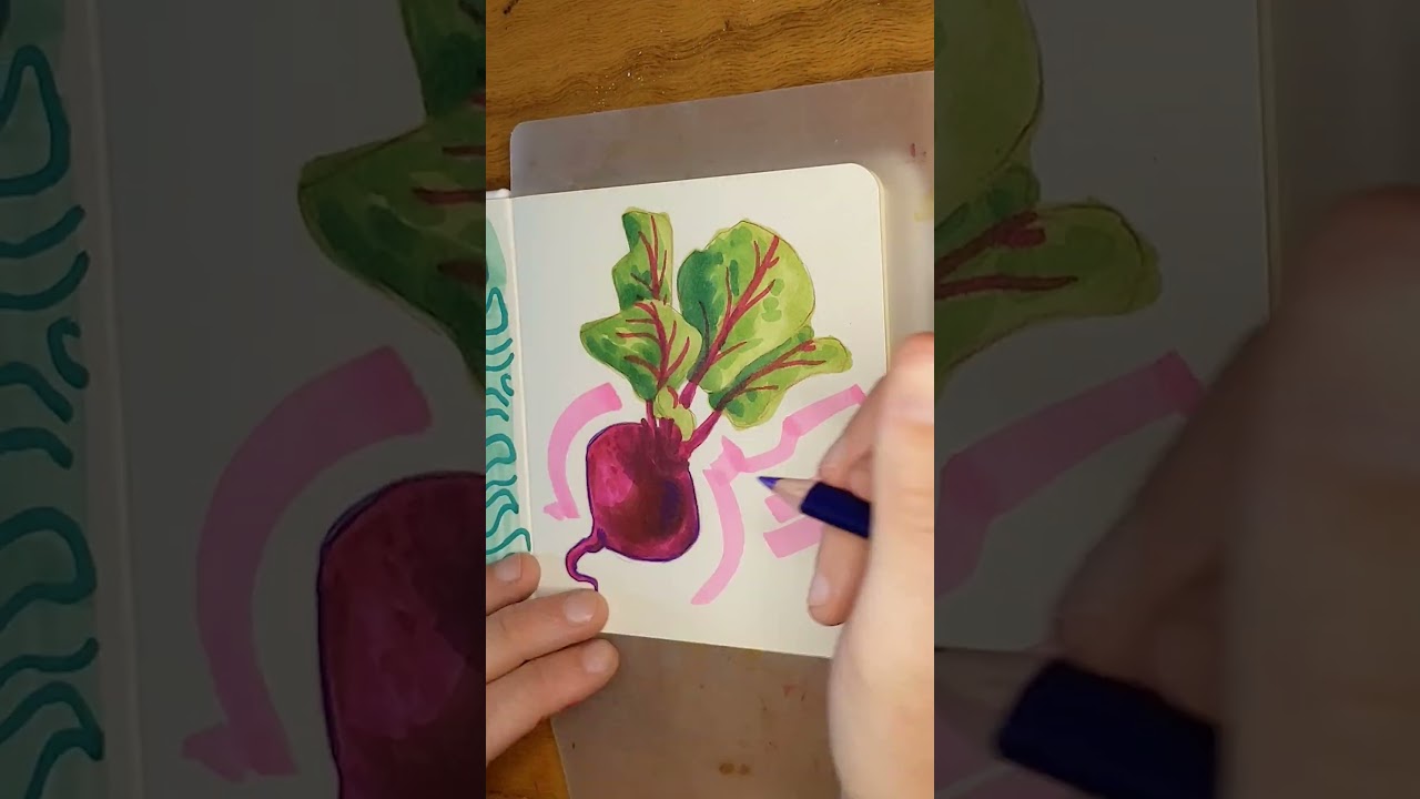 *Markers* | Beet! 🥕 (There's no beet emoji!!!!) 