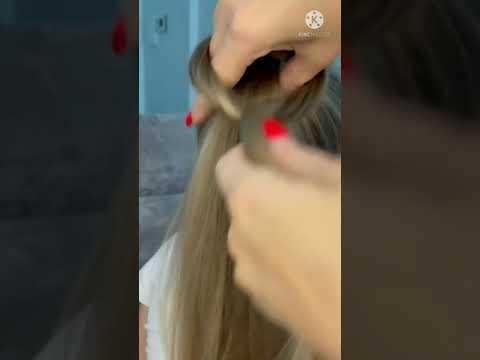 Easy and Cute Hairstyle / Soch Turmaklari #hairstyles #longhair #braids #shorts