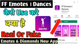 FF Emotes Dances ।। ff emotes dances app real or fake ।। ff emote dance app kaise use kare screenshot 5
