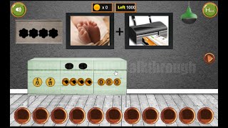 8B Black and White House Escape 2 Walkthrough [8bGames] screenshot 4