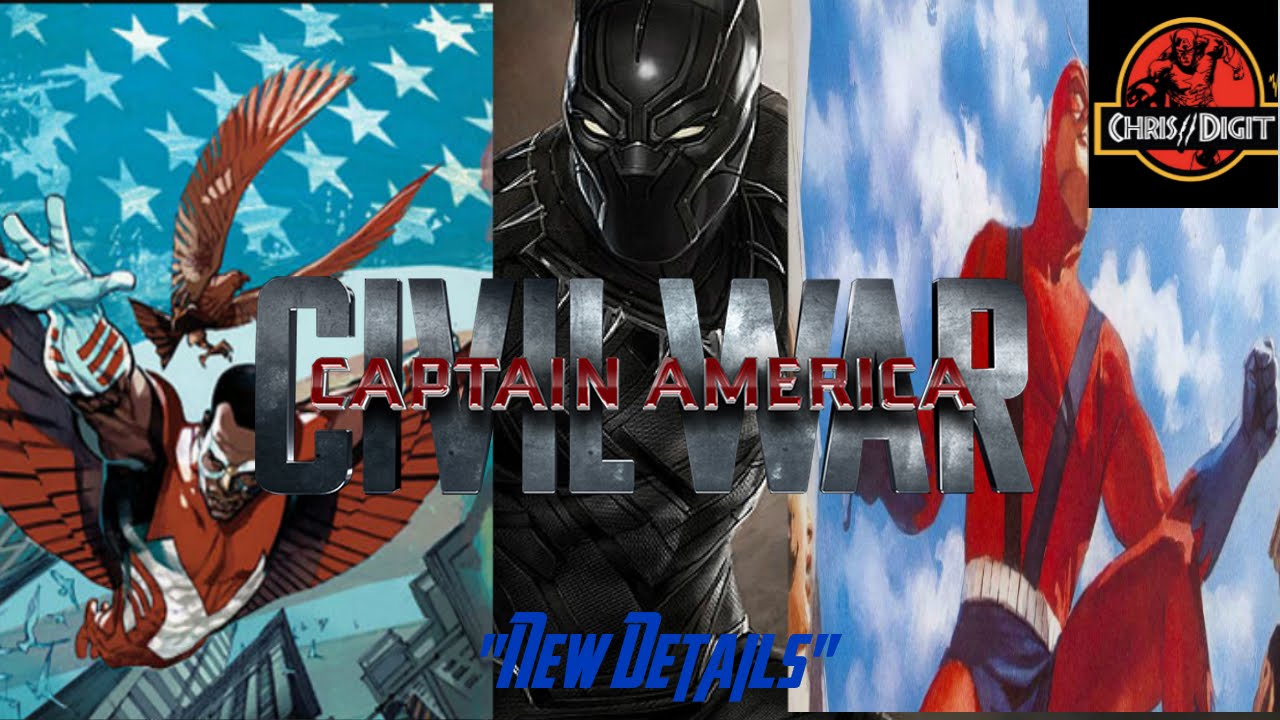 Captain America Civil War Black Panther Vs Capgiant Manfalcon And Redwing