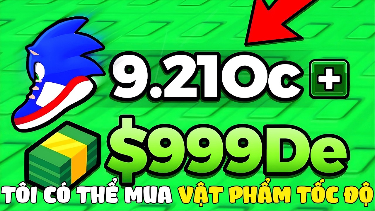 Tôi Có Thể Mua Vật Phẩm Tốc Độ Trong Roblox Escape Tsunami For Brainrots...AiCapBlox