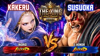 🔥 SF6 ▰ KAKERU (Ingrid) vs SUSUOKA (E.honda) ▰  Street Fighter 6 🔥