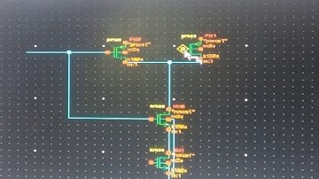 nand schematic design using CADENCE VIRTUOSO