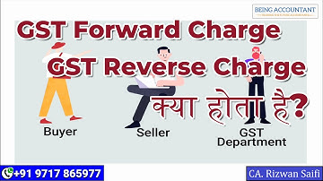 Forward Charge and Reverse Charge under GST | RCM in GST | Forward Charge Mechanism in GST