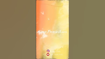 Thumbnail of Ninne Preminthunu //#teluguchristiansong (English lyrics)              《JOHN MOSES JM 》