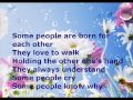 Cliff Richard Some People   with lyrics