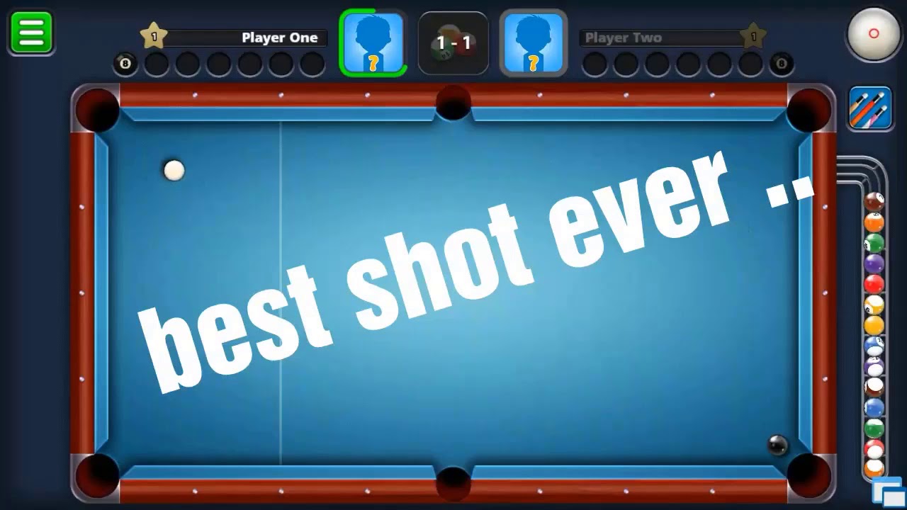 how to shot best in 8 ball pool my best ever - 