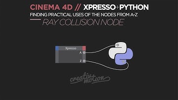 Cinema 4D Xpresso+Python Training - Ray Collision Nodes